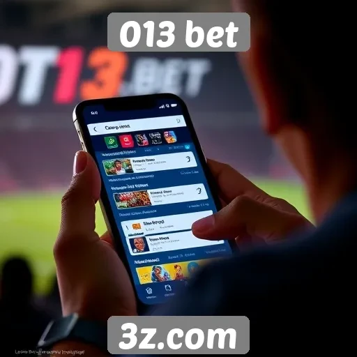 Experiência do usuário em dispositivos móveis no 013 bet